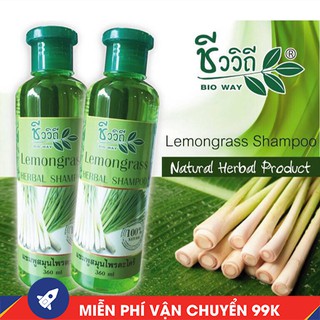 Dầu gội và xả tinh dầu xả chanh thái