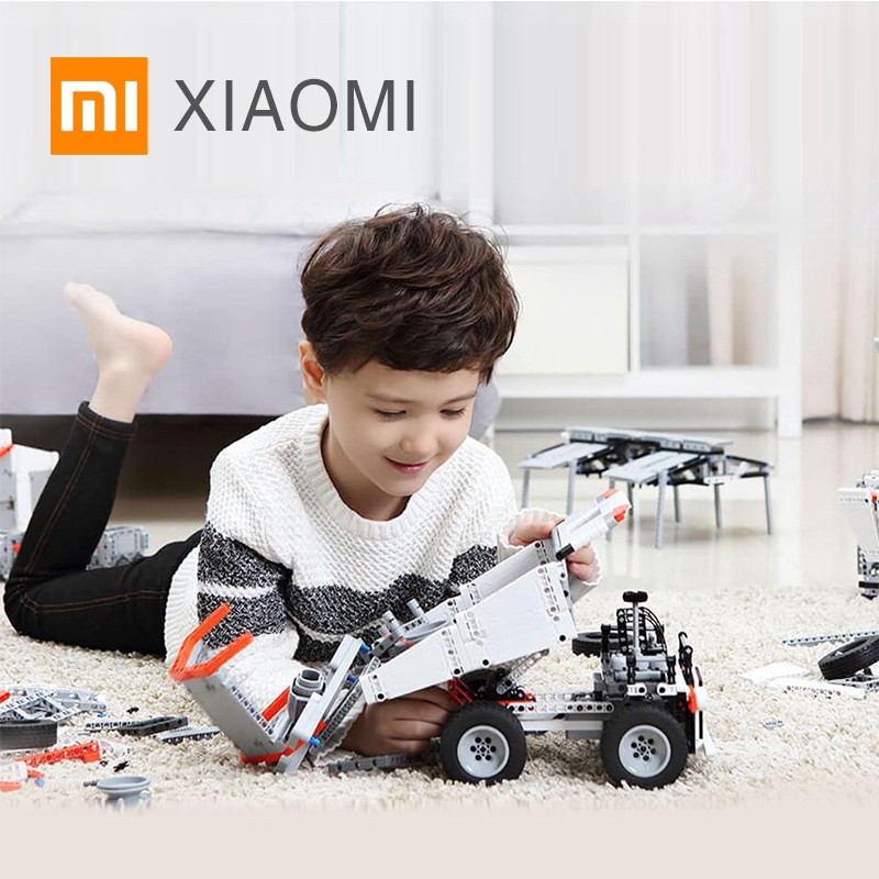 Bộ đồ chơi lắp ráp mô hình xe tải công trường Xiaomi MITU