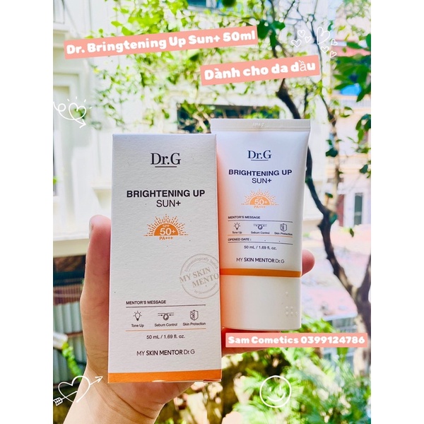 Kem chống nắng làm sáng da Dr.G Brightening Up Sun + SPF 50+/PA++++ dành cho da dầu