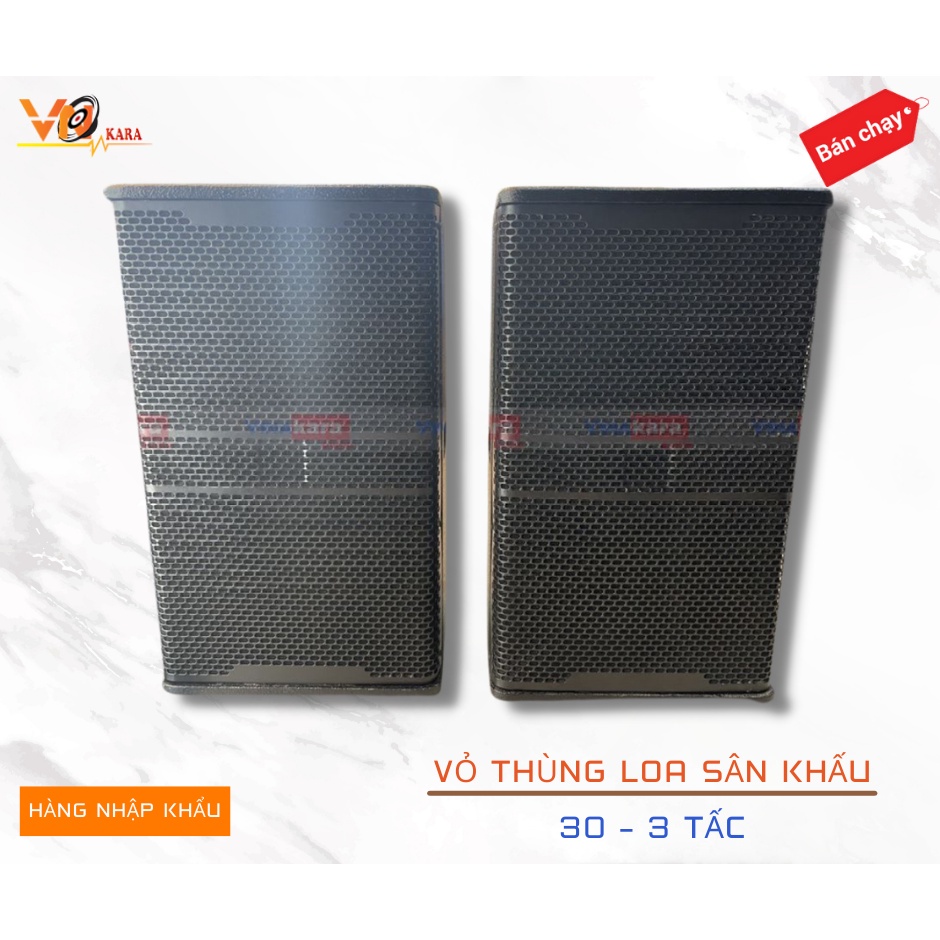 Vỏ thùng loa sân khấu 30 - 3 tấc, ván ép cao cấp, thùng sơn bền - 2 cái