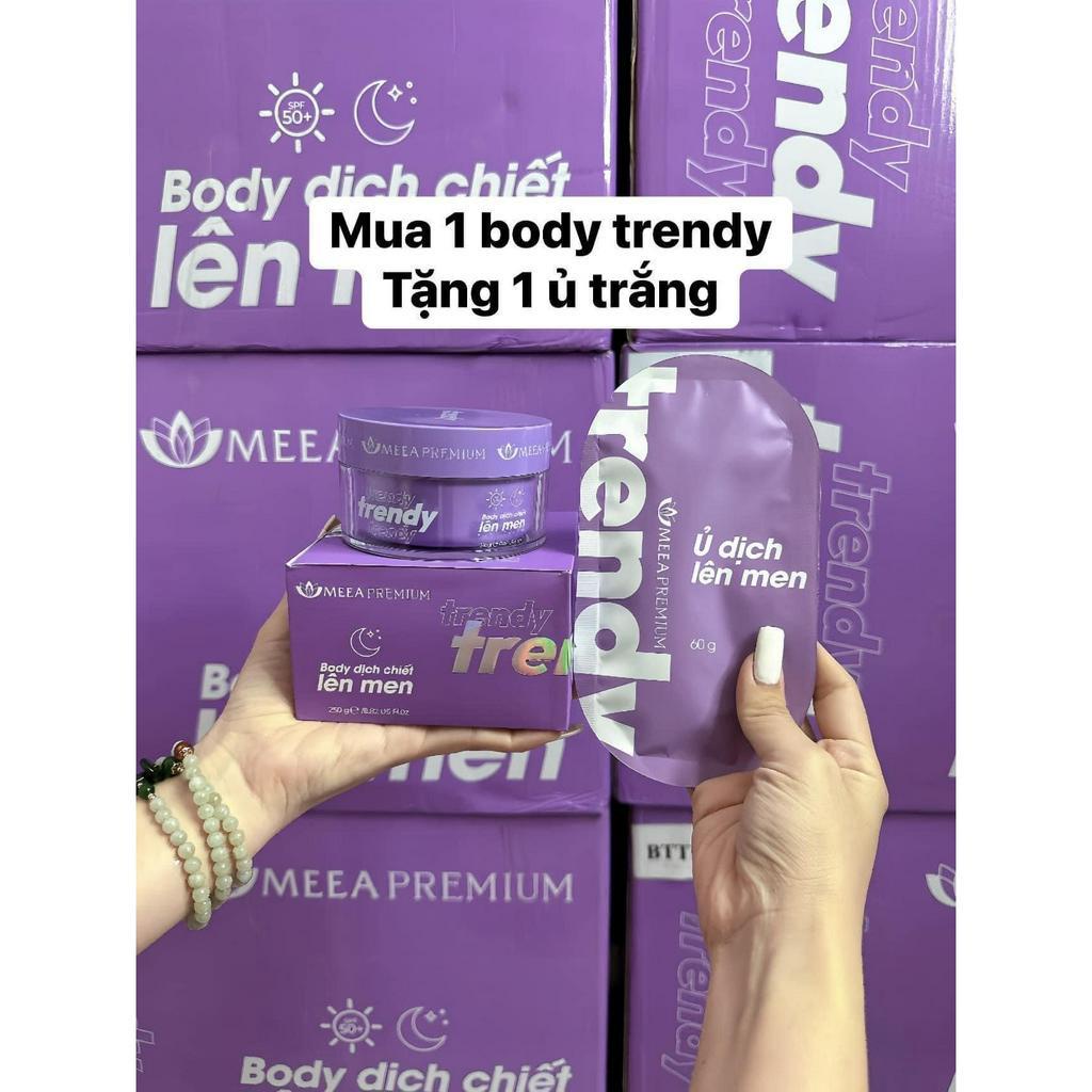 Kem Body Trendy Dịch Chiết Lên Men MEEA, Dưỡng Da Trắng Sáng,Nuôi Dưỡng Làn Da