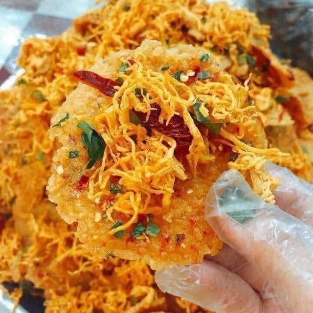 100gr cơm cháy chiên mắm lắc gà