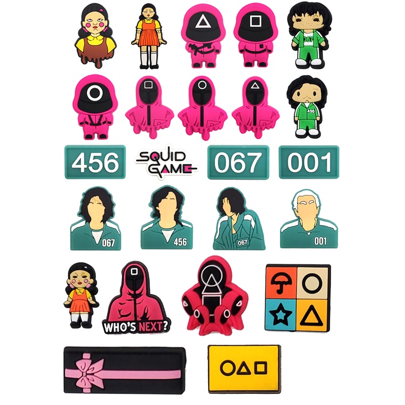 sticker game squid TRÒ CHƠI CON MỰC nhiều mẫu/ hình dán game squid TRÒ CHƠI CON MỰC 0399