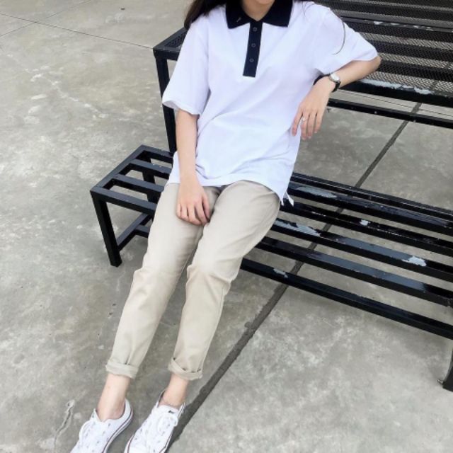 quần baggy basic pant, quan baggy kaki