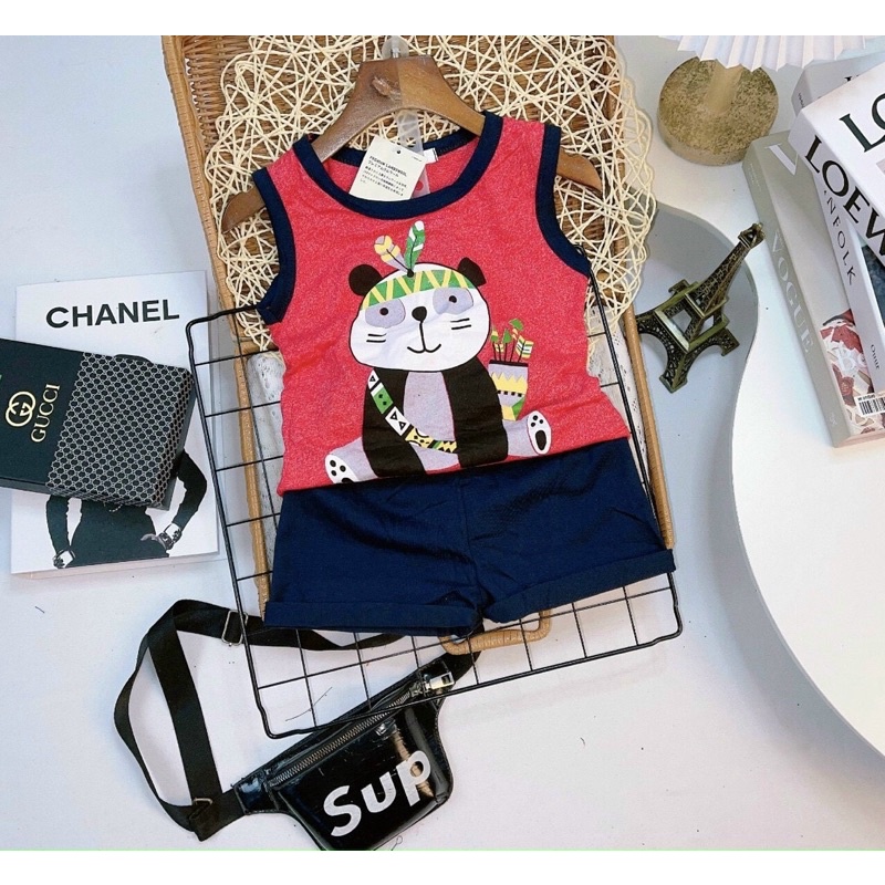 Bộ quần áo phông cho bé trai,chất liệu cotton 100% mềm mại cho bé