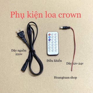 Loa crown 8 đế vuông bản Bluetooth.