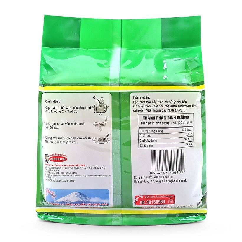 Bánh Phở Khô Xưa Và Nay Acecook Gói 500g