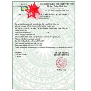 Viên uống Menevit Úc 30v-90v