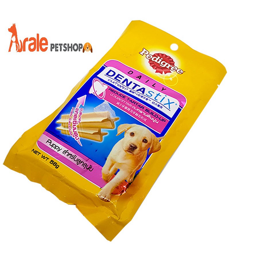 [5 thanh] Xương gặm cho chó Pedigree Dentastix 75g - Xương gặm cho chó