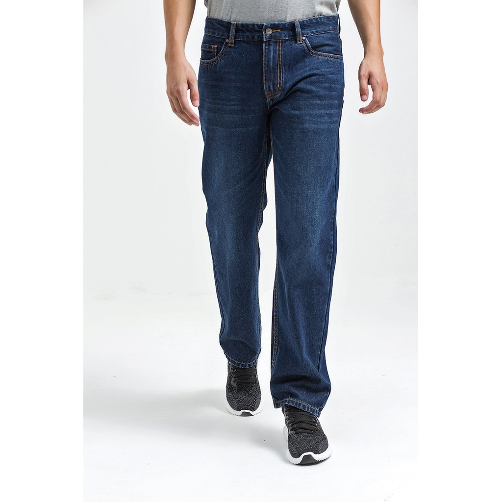 Quần jeans nam form rộng JN21SS25-CL