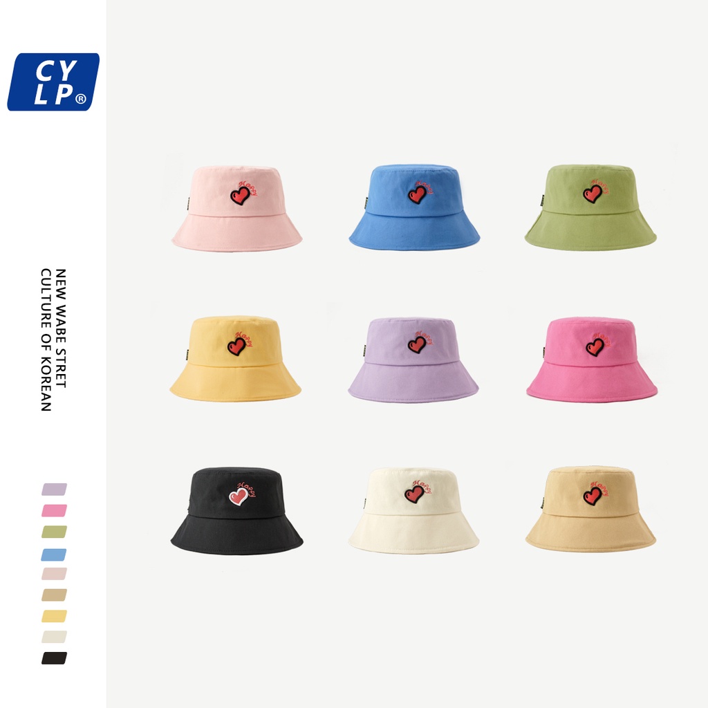 Nón Vành Thêu Chữ Phong Cách Hàn Quốc Cho Nữ