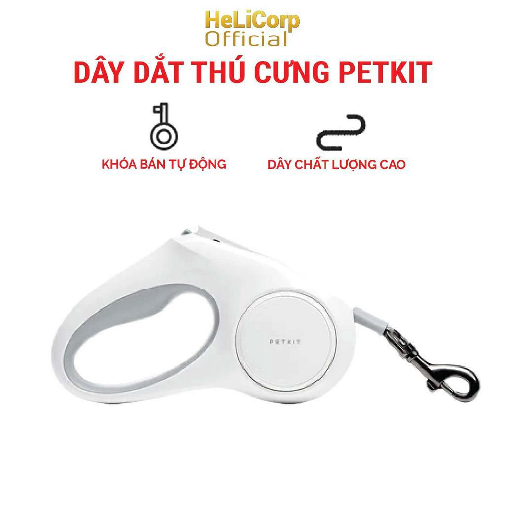 Dây Dắt Chó Đi Dạo Petkit Cao Cấp, tự rút gọn và không rối dây - HeLiCorp
