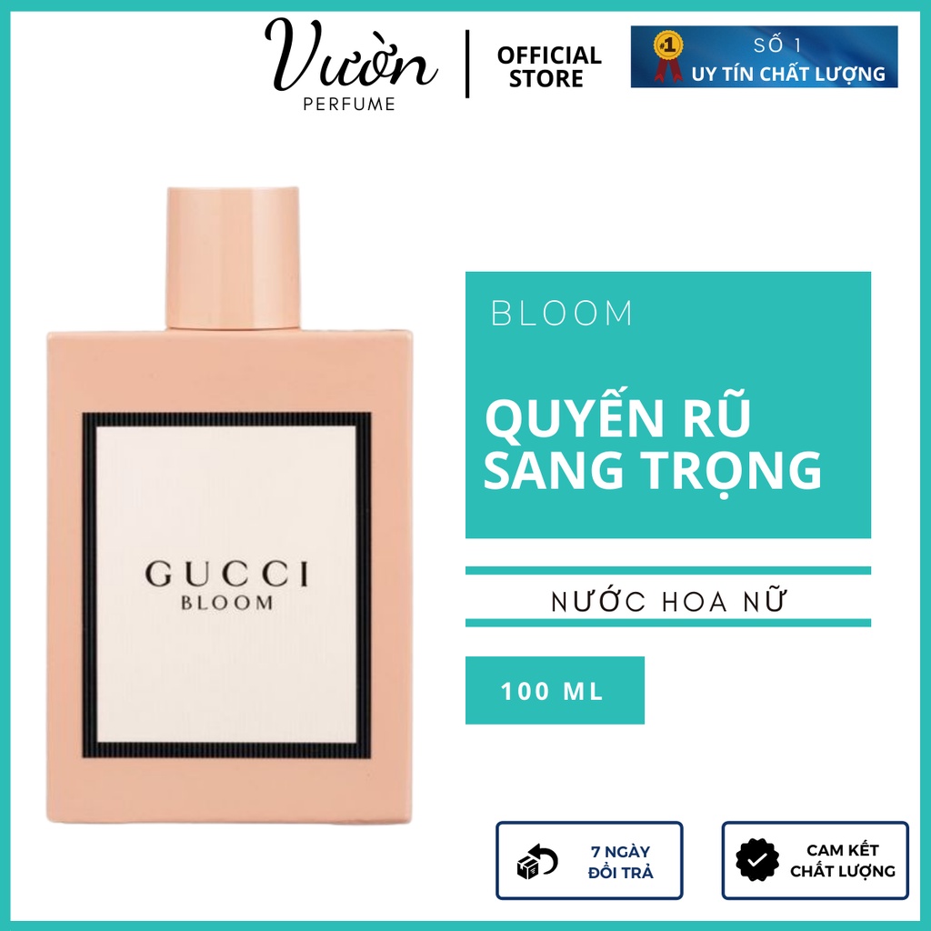 Nước Hoa Nữ Lưu Hương Dài Lâu Gucci Bloom Hồng dành cho các cô nàng quý phái sang sịn mịn thơm.