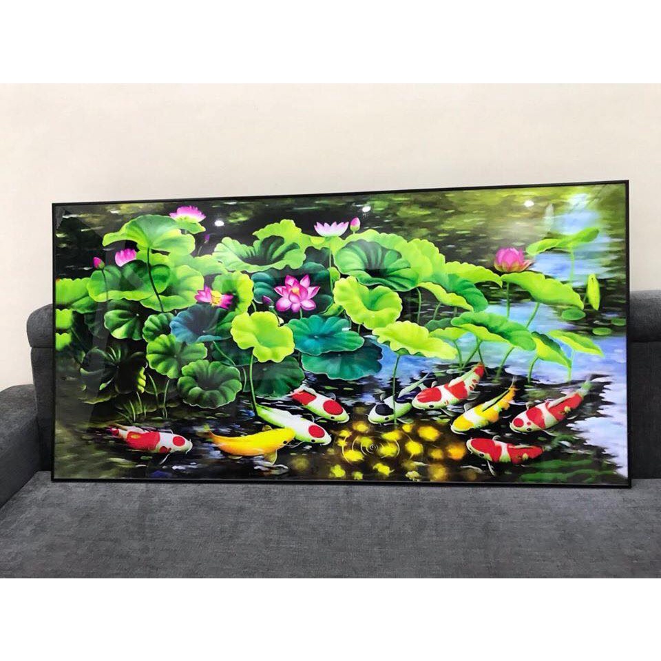 Tranh tráng gương 5D cao cấp Giá Xưởng  Tranh trang trí phòng khách