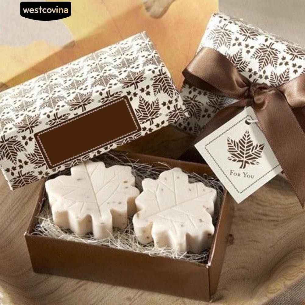 Hộp Quà Tặng Xà Phòng Tắm Hình Lá Phong Có Mùi Thơm | BigBuy360 - bigbuy360.vn