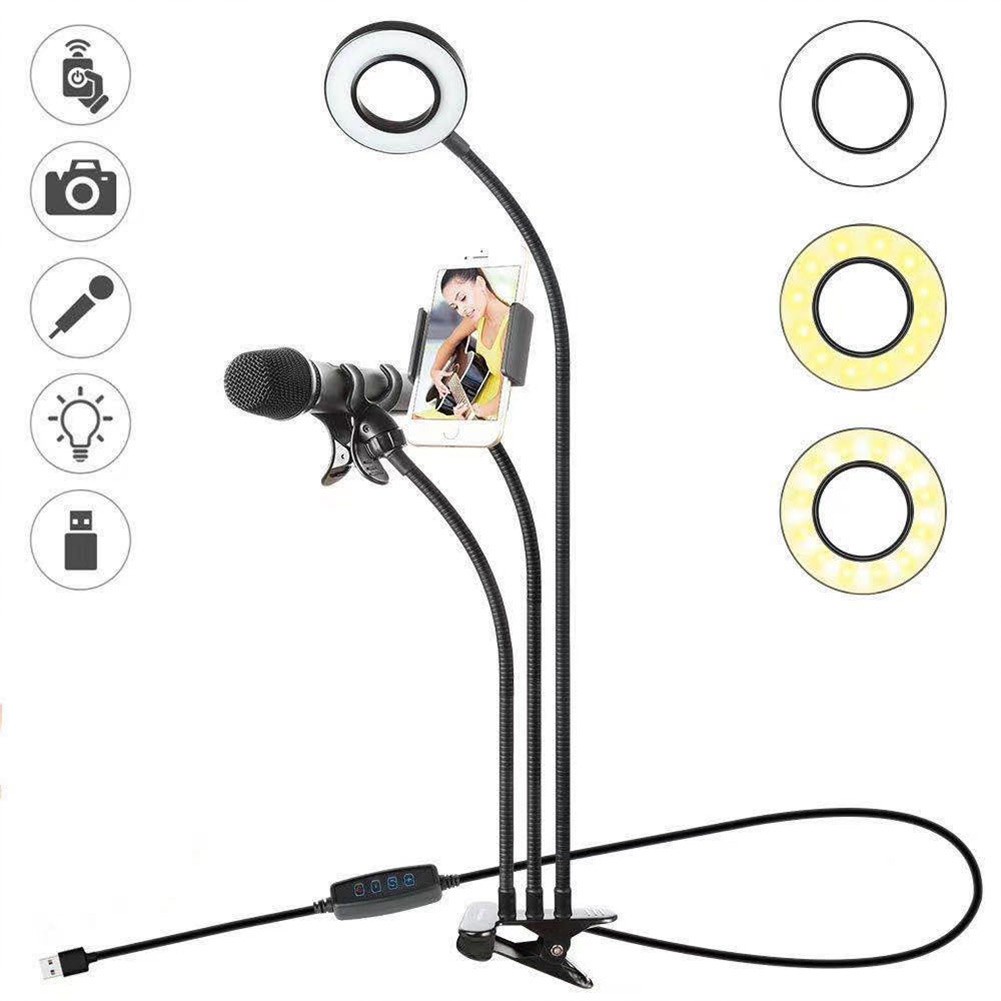 LED Selfie Ring Light TikTok Video Live Makeup Lamp Photo Studio Light