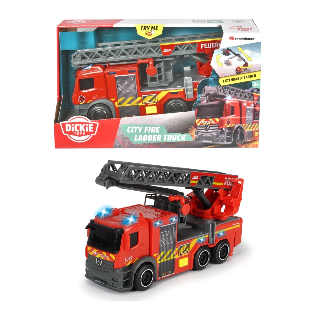 Đồ Chơi Xe Cứu Hỏa DICKIE TOYS City Fire Ladder Truck 203714011038 - Simba Toys Vietnam