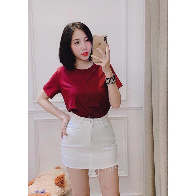 Chân Váy Kaki Tua Rua 2 Màu Trắng Và Đen MS: 35 | BigBuy360 - bigbuy360.vn