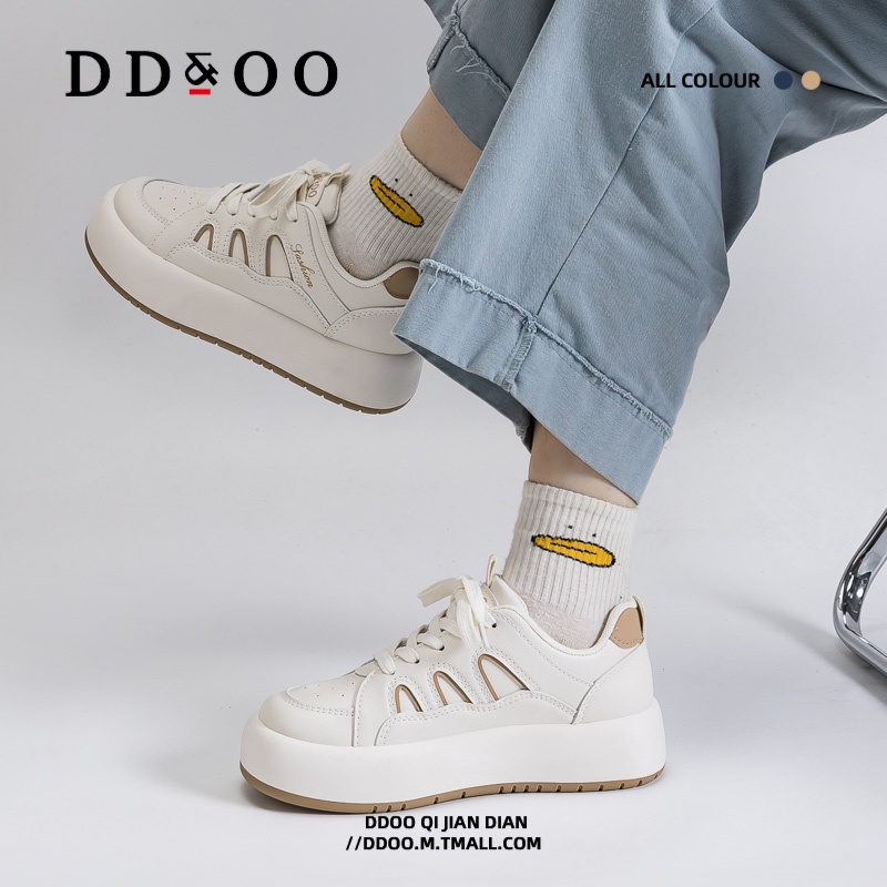 Giày thể thao DD&OO  đế bánh mì 5cm êm nhẹ