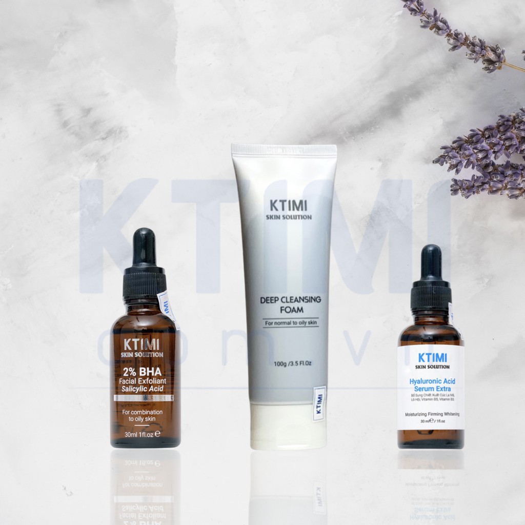 COMBO GIẢM MỤN ẨN KTIMI