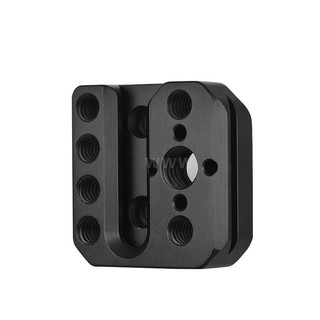 Aluminum Alloy Monitor Mount Holder for DJI Ronin S Gimbal Accessories Mounting Plate w/ 1/4 Inch Thread 3/8 Inch Locating Hole NATO Rail for Magic Arm Handle