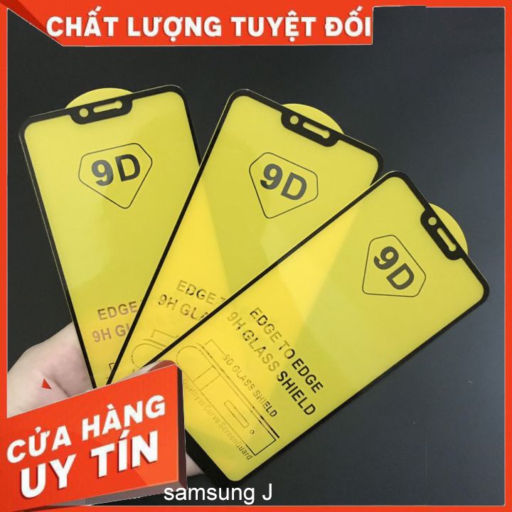 DÁN MÀN HÌNH Kính Cường Lực Samsung Dòng J, Dòng M , NOTE  Full Màn 9D