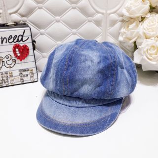 Mũ newsboy jean
