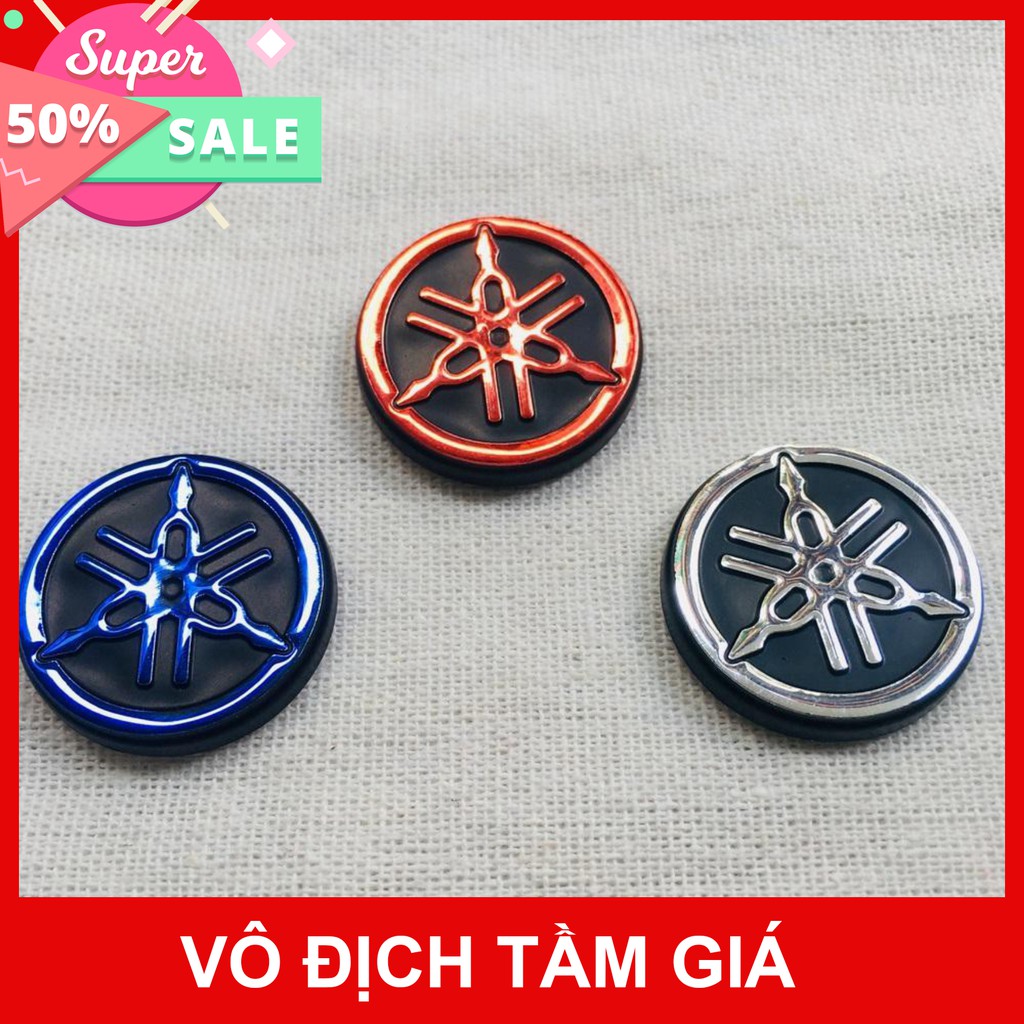 [GIÁ GỐC] TEM LOGO YAMAHA SIZE NHỎ NHƯ ZIN DÁN TRƯỚC MẶT NẠ VÀ ĐUÔI XE EXCITER, LUVIAS,JUPITER,... HOẶC DÁN TRAN