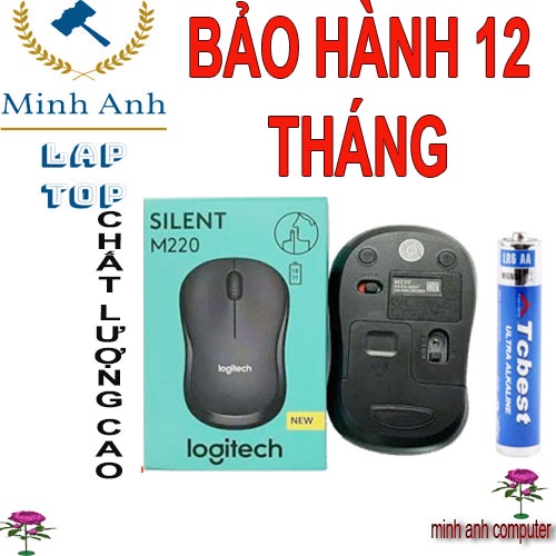 Chuột máy tính không dây logitech M220 bảo hành đổi mới trong 12 tháng