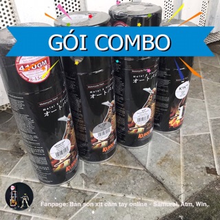 SƠN SAMURAI- Combo sơn mâm màu bạc