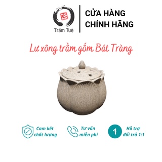 Lư xông đốt trầm gốm chuẩn Bát Tràng
