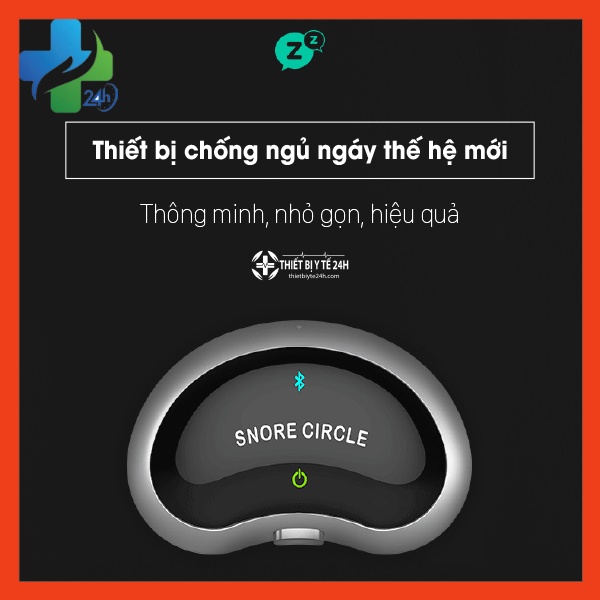 Máy Chống Ngáy Ngủ, Thiết Bị, Dụng Cụ Chống Ngáy Ngủ Cao Cấp Snore Circle Yah410 Kết Nối Điện Thoại