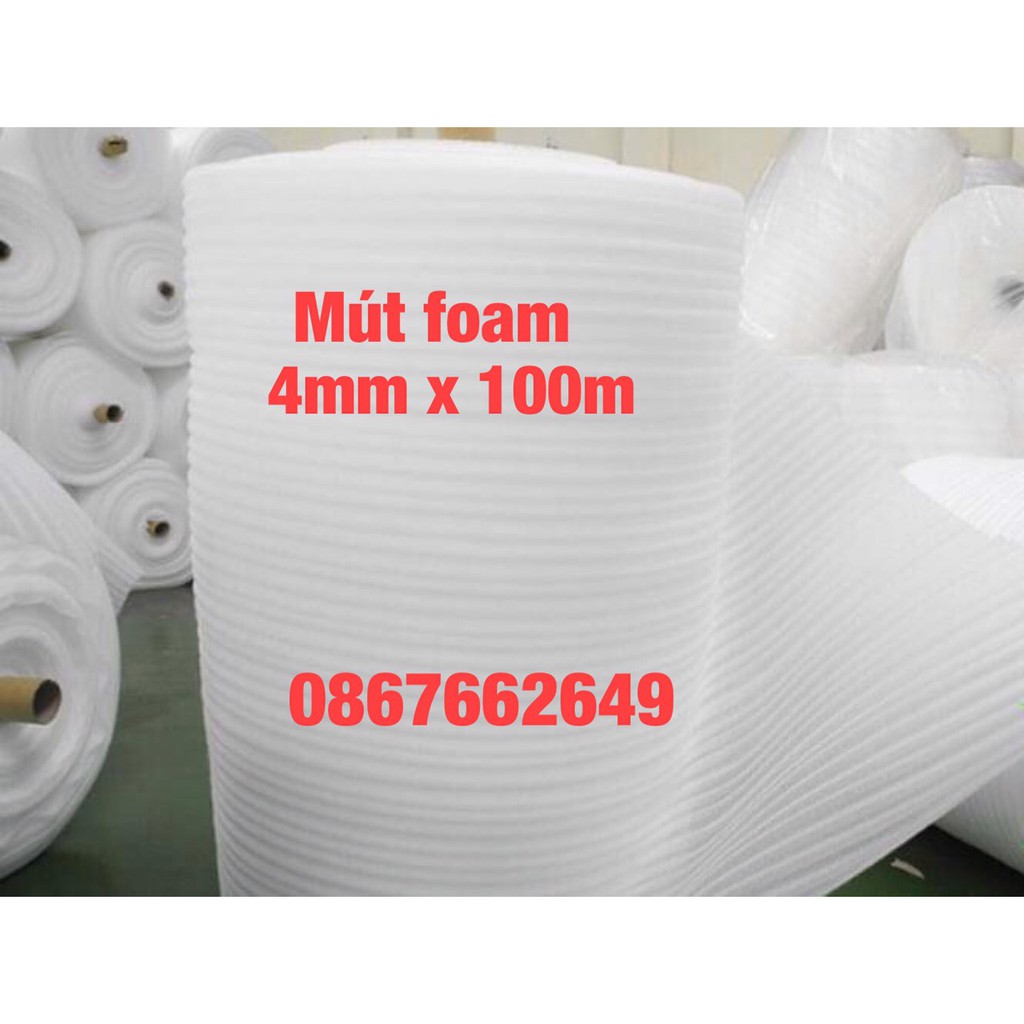 Xốp foam dày 4mm, mút xốp chống va đập