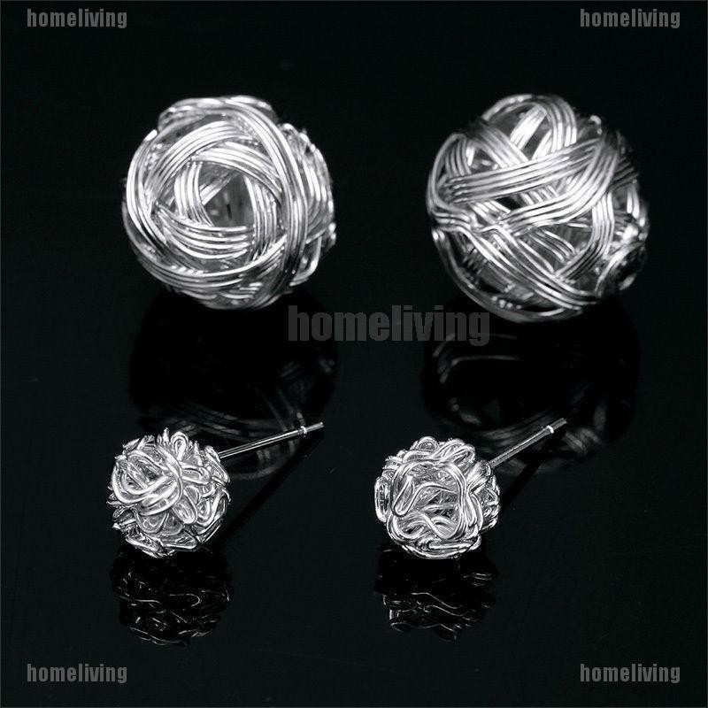 [homeliving] Khuyên Tai Hạt Ngọc Trai Hai Mặt