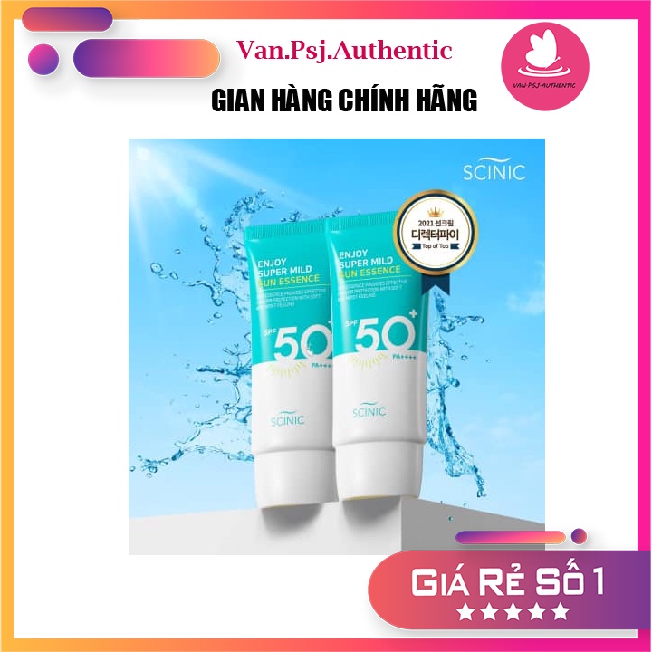 KEM CHỐNG NẤNG CẤP ẨM SCINIC ENJOY SUPER MILD SUN ESSENCE