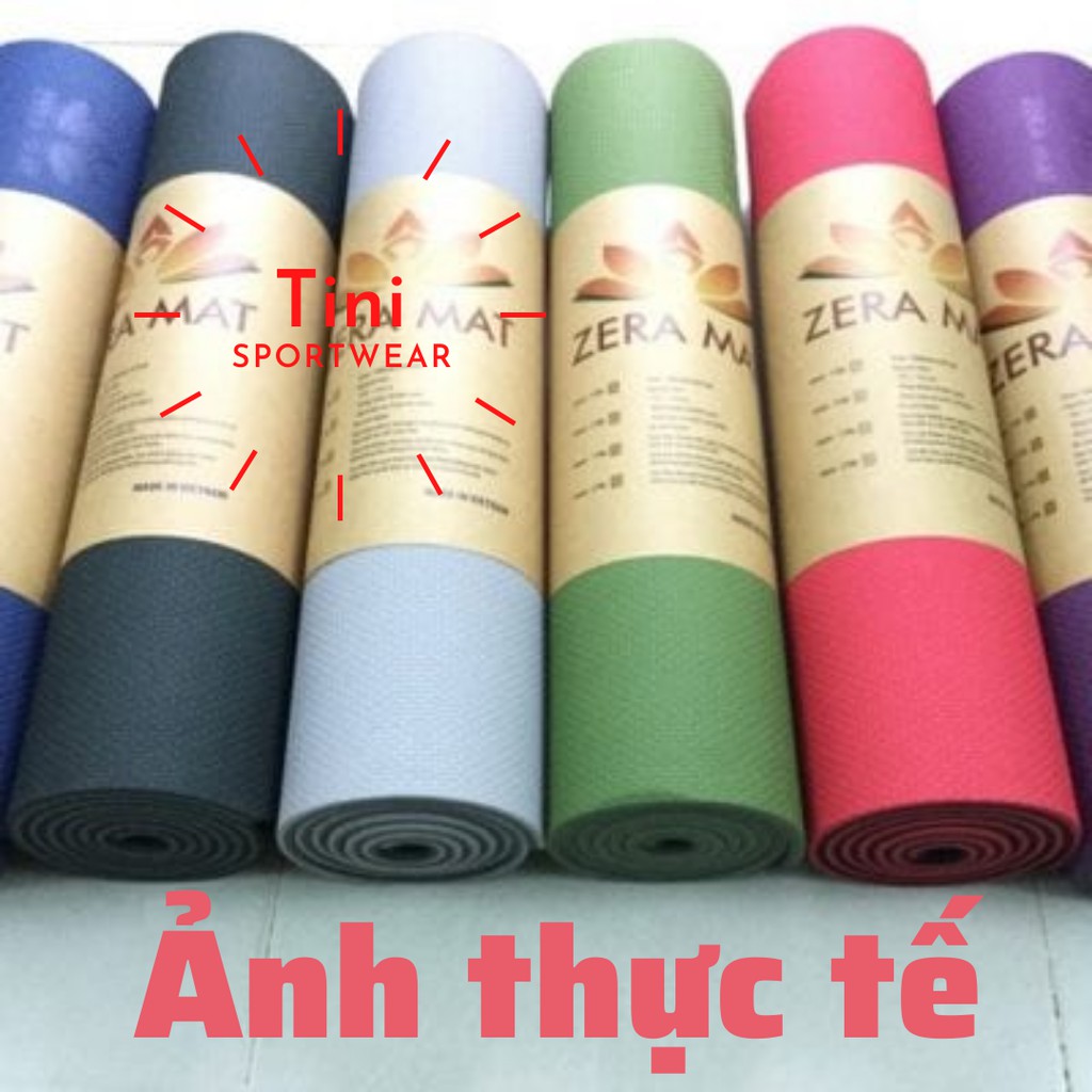 Thảm tập yoga 2 lớp TPE 6 mm, siêu bền