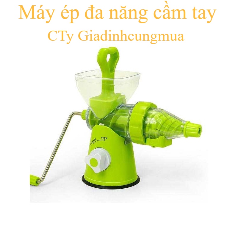 Máy ép hoa quả bằng tay không dùng điện Manual Juicer, ép đa năng cầm tay, tiện lợi cho mọi nhà - cty giadinh cungmua