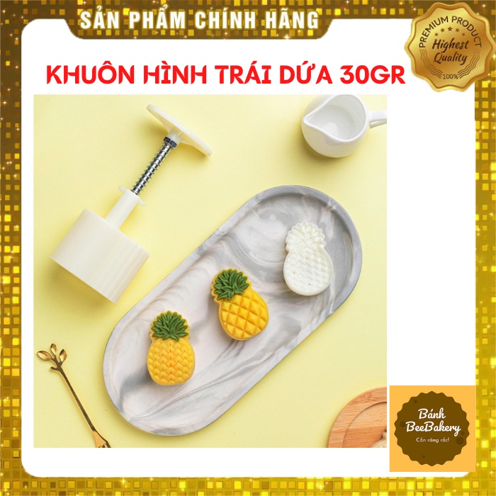 Khuôn lò xo BÁNH DỨA - HÌNH QUẢ DỨA / THƠM 30G - 2 MẶT và 4 mặt 50G