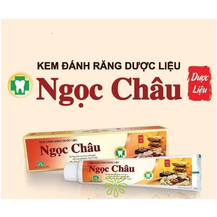 Kem đánh răng dược liệu Ngọc Châu 125g Chính hãng