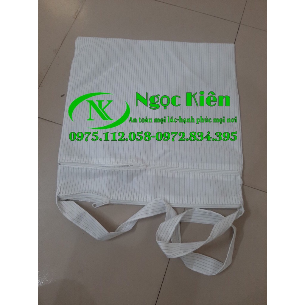 Túi vải đựng quần áo phòng sạch chống tĩnh điện đủ màu