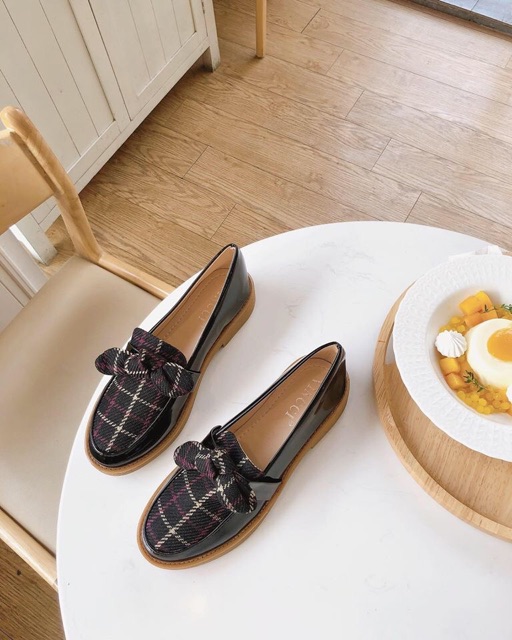 Giày lười Moka nơ thắt cực xinh | BigBuy360 - bigbuy360.vn