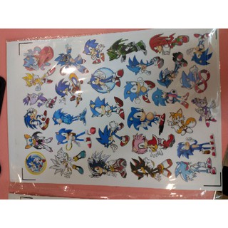 10-50 hình sticker sonic decal (random hình)