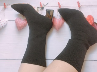 Boot len gót bạc ( ảnh thật , sz 39)