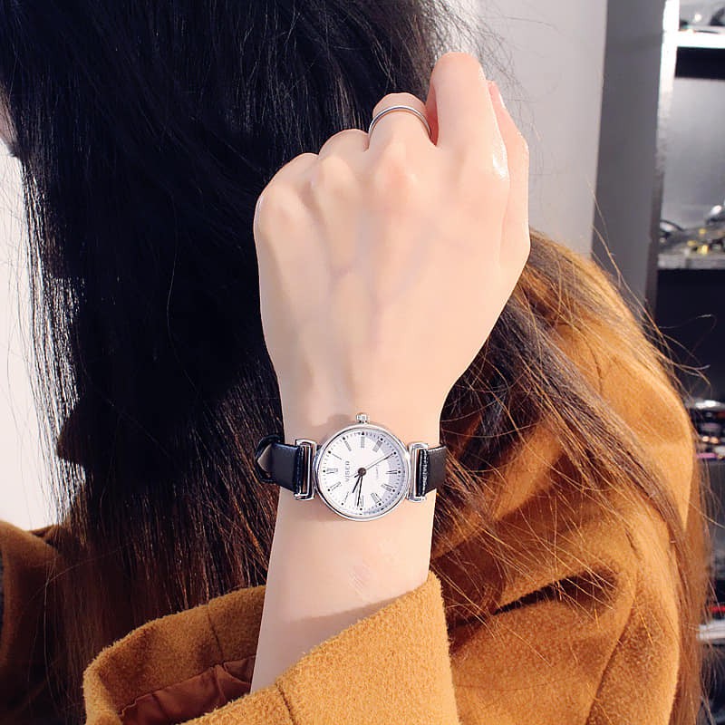 [GIÁ SỈ] ĐỒNG HỒ NỮ DÂY DA MẶT NHỎ THỜI TRANG HÀN QUỐC | BigBuy360 - bigbuy360.vn