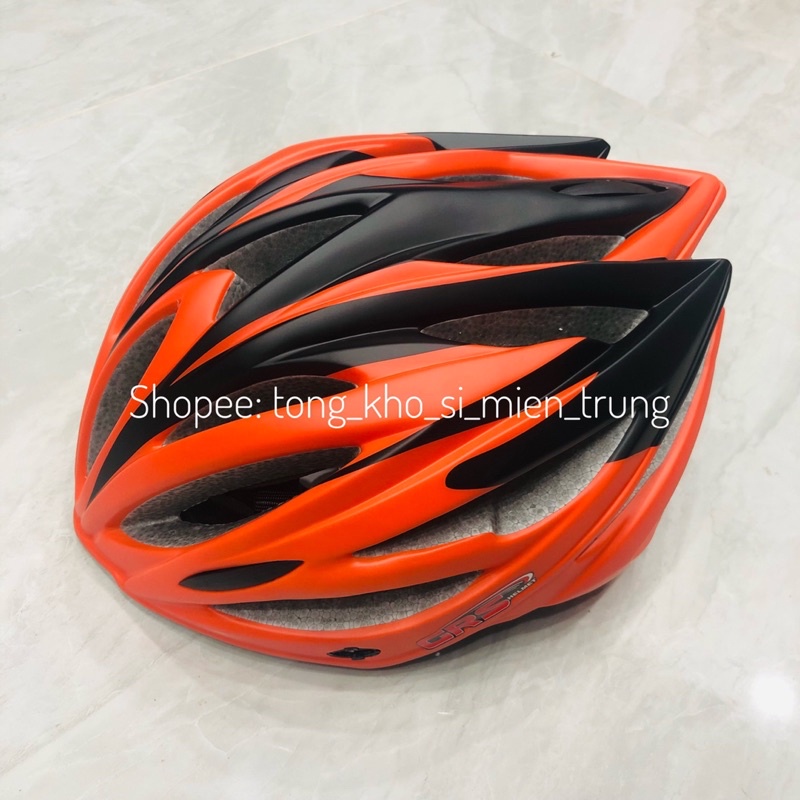 Mũ nón bảo hiểm xe đạp thể thao leo núi chính hãng GRS X6 cao cấp giá rẻ xốp đúc tặng kèm lưỡi trai nhựa X-6