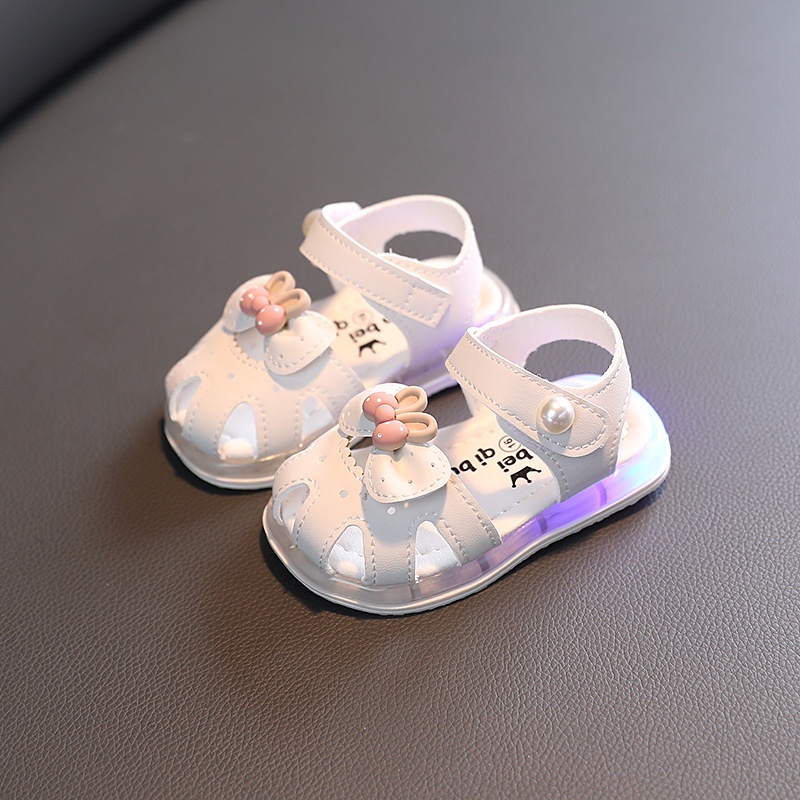 Giày Sandal Công Chúa Đế Mềm Chống Trượt Cho Bé Gái 1-3 Tuổi