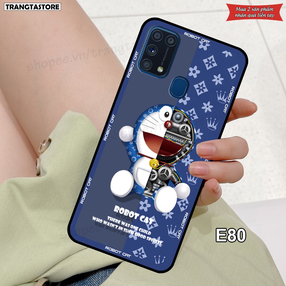 Ốp lưng Samsung M31 in hình gấu Bearbrick,Metal Style,Doremon siêu dễ thương chất lượng