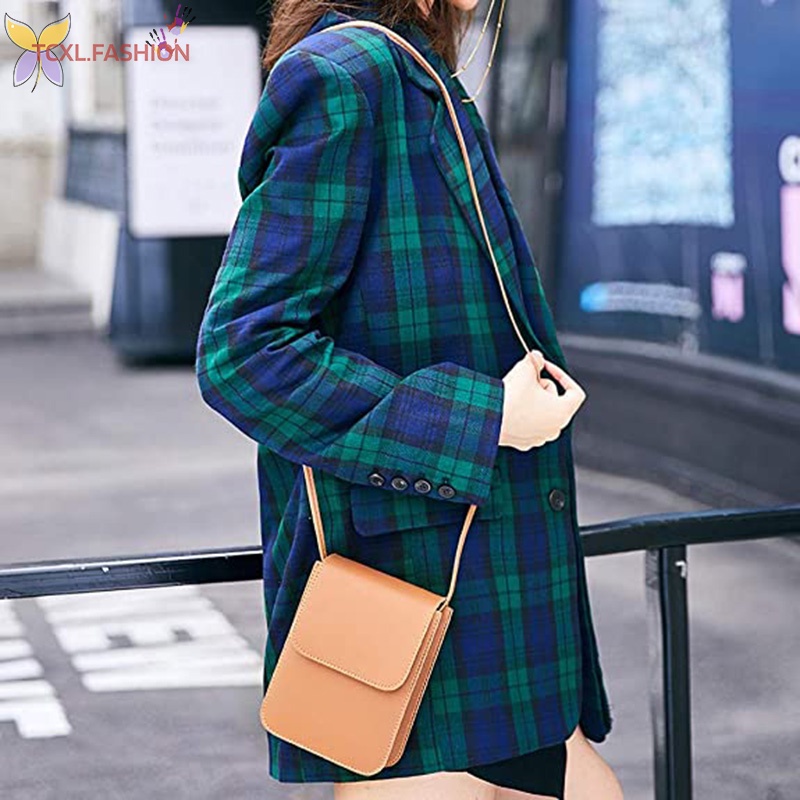 Túi Đeo Chéo Đựng Điện Thoại Hình Vuông Mini Thời Trang Cho Nữ