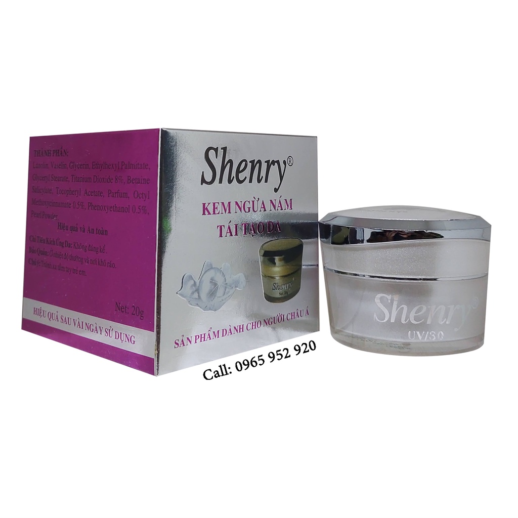 KEM SHENRY NGỪA NÁM TÁI TẠO DA 20G