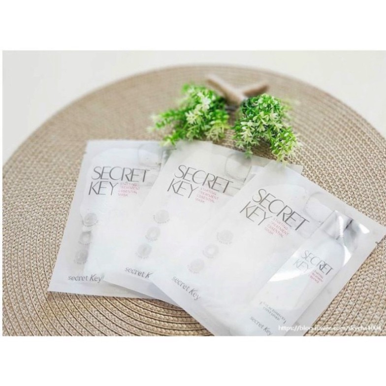 Mặt Nạ Dưỡng Trắng Da Secret Key Starting Treatment Essential Mask 30g W9